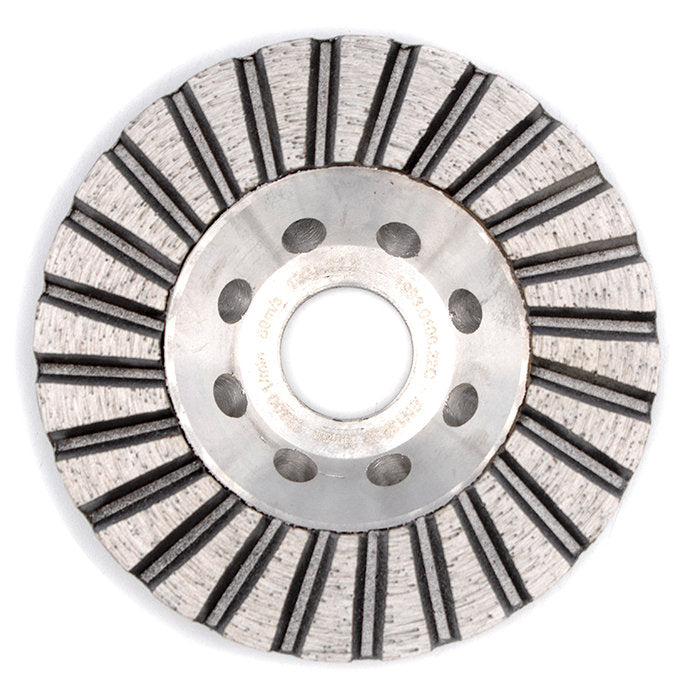 Diamant-Schleiftopf Für Winkelschleifer - 2 Stück Set Mit 100mm Durchmesser Für Beton, Stein & Marmor