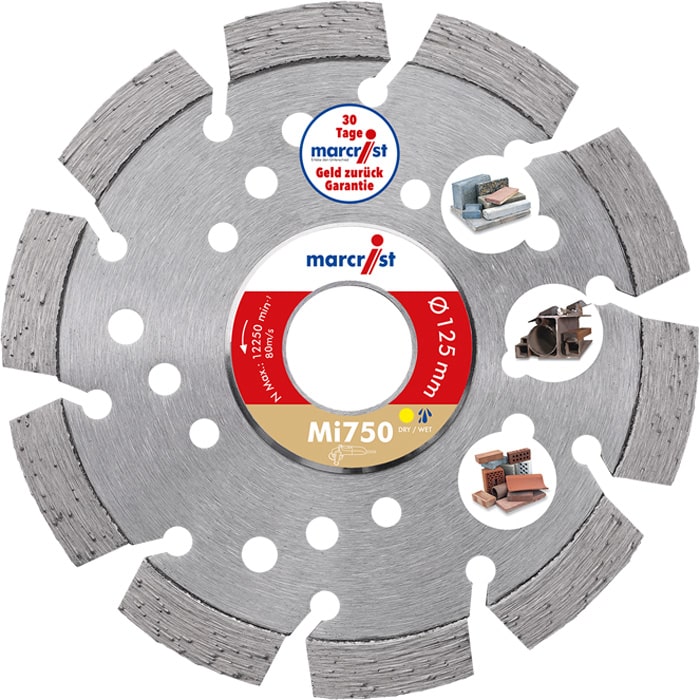 Diamanttrennscheibe Mi750 125 mm