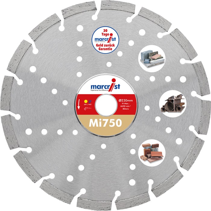 Diamanttrennscheibe Mi750 230 mm