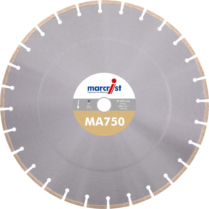 Diamanttrennscheibe MA750 400 mm