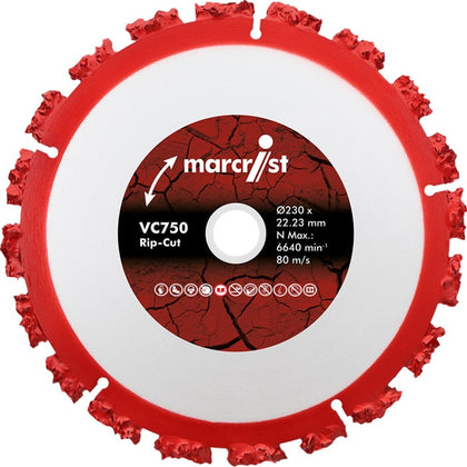 Hartmetallscheibe VC750 230 mm