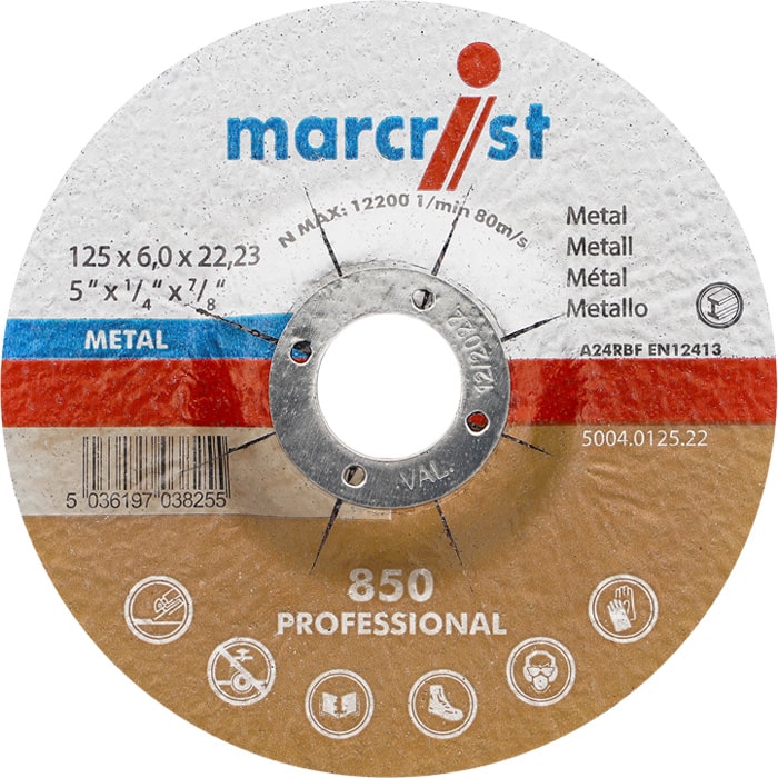Marcrist 850 Korund Schruppscheibe für Metall (VPE 25 Stück)