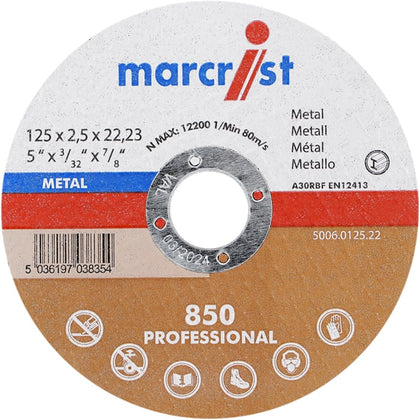 Disque à tronçonner plat en corindon Marcrist 850 (paquet de 25)