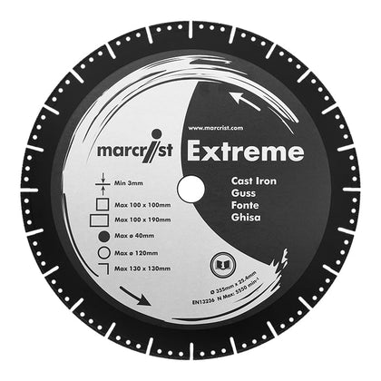 Marcrist Extreme 355 pour fonte