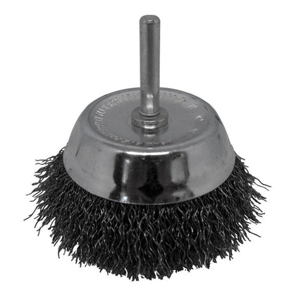 Brosse coupelle avec tige de 6 mm